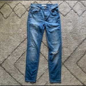 Madewell High Riser Skinny Jean Sz 25